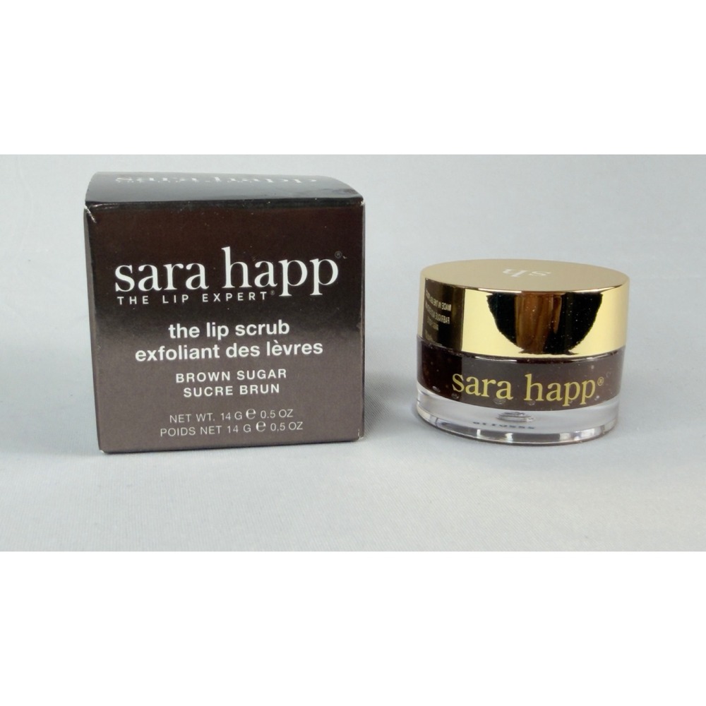 Sara Happ The Lip Scrub Brown Sugar Exfoliator New in Box